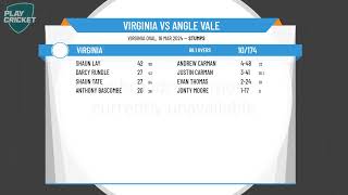 Para Districts Cricket Association  Grade 1  Semi Final 1  Virginia v Angle Vale  Day 1 [upl. by Chenay]