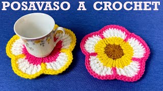 POSAVASOS A CROCHET PASO A PASO [upl. by Aisena]