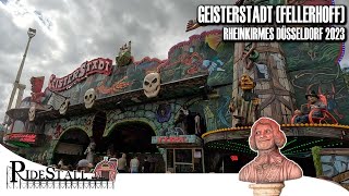 Geisterstadt Fellerhoff  das Gruselhighlight auf der Düsseldorfer Rheinkirmes 2023  POV Onride [upl. by Koressa]