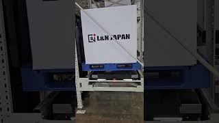 LampN Japan showcasing forktruck and pallet ASRS shuttle combo at LogisTech Tokyo 2024 ltt2024 [upl. by Learrsi]