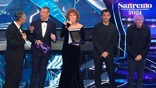 Sanremo 2024  I Premi della critica sala stampa e dellOrchestra [upl. by Bohaty83]