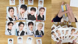 Sorting 100 Stray Kids Photocards Thank You Nacific SKZ 2023 [upl. by Saxon]