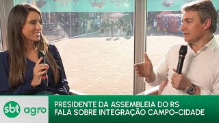 Vilmar Zanchin presidente da Assembleia do RS fala sobre integração campocidade  SBT Agro [upl. by Etteoj]