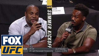 UFC Summer Kickoff Jones vs Cormier 2 announcement for UFC 214  Uncensored  UFC ON FOX [upl. by Kinata164]