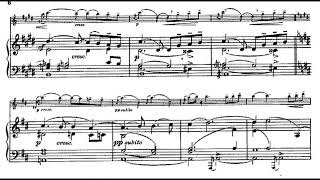 GMahlerWittenbecher Adagietto for Violin and Piano from symphony no 5 SCORE [upl. by Sinnard]