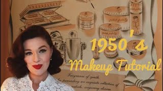 1950’s Makeup Tutorial [upl. by Savdeep]