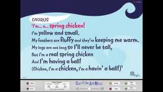 Spring Chicken Easter Assembly Song with Words on Screen™ Songs for EVERY Easter by Out of the Ark [upl. by Mosa]