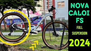 Bicicleta Caloi Elite FS 2024  A MTB Full de Entrada da Caloi [upl. by Dorej218]