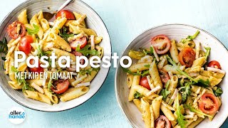 Pasta pesto met kip  Recept  Allerhande [upl. by Janiuszck571]