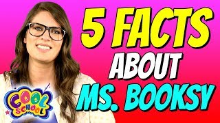 5 Facts About Ms Booksy Learn All About Ms Booksy  Cool School [upl. by Leggat]