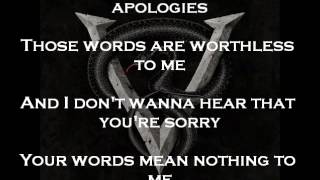 Bullet For My Valentine  Worthless Lyric video [upl. by Nrublim]