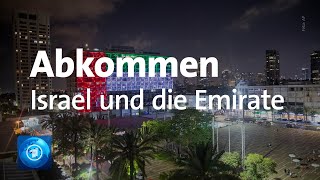 Kritik an Vereinbarungen zwischen Israel und den Vereinigten Arabischen Emiraten [upl. by Lahpos]