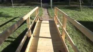 Wooden Modular Wheelchair Ramps  Mobility123 [upl. by Ariajay]