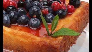 Receta de tarta de queso con frutas rojas de Eva Arguiñano [upl. by Adiari]