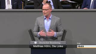 Matthias Höhn DIE LINKE Keine 80 Milliarden für die Bundeswehr [upl. by Nalym]