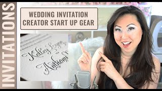 How To Start A Wedding Invitation Business Out Of Your Home  What To Buy [upl. by Keiryt]