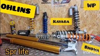 points de reglage amortisseur fourche OHLINS enduro motocross trail trial [upl. by Xonk488]