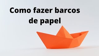 Barcos de papel COMO FAZER muito fácil DIY  barco de papel  origami  Educação Criativa [upl. by Eednim]