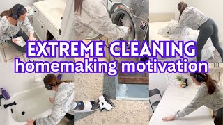 EXTREME CLEAN AND UNDECORATE WITH ME HOMEMAKING 2024 [upl. by Lisk]