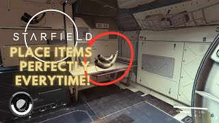 Starfield Tips Easy tips for Placing Items in your Outposts Homes amp Starships [upl. by Sinned]