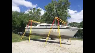 GoHoistcom  Lift your boat safely and quickly anywhere Lift Boat Off Trailer [upl. by Neirol]