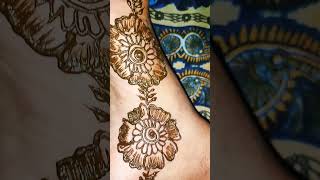 pair mehndi designs simple 2024new design mehndi flowers ytshortsvideo henna suscribe like 🤗☺️ [upl. by Letram]