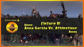 Anna Garcia Vs Athlestone  Fixture 01 Battle 01  WARHAMMER Casual league [upl. by Imelda463]