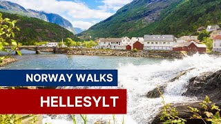 Norway Walks Hellesylt  Stunning Fjord Norway Village [upl. by Rap]