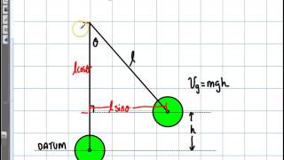 Physics Finding the Height of a Pendulum Given Length and Theta [upl. by Teodorico]