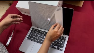 Unboxing MacBook air M1  Apple MacBook Air opening  flipkart big billion sale macbook [upl. by Hanikehs]