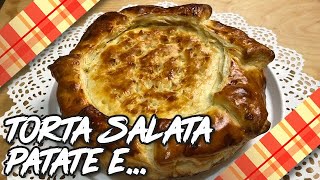 TORTA SALATA PATATE E CRICUCINA [upl. by Bevvy706]