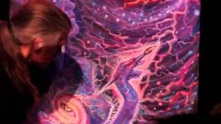 Alex Grey live painting 12 [upl. by Nagram]