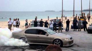 2JZ Toyota Aristo Baddest Burnout [upl. by Ogdan]