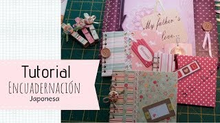 Scrap encuadernación japonesa DIY Japanese binding  日本废钢结合 [upl. by Katrine942]