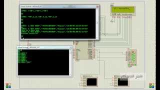 Interfacing gsm modem with proteus [upl. by Seabrook]