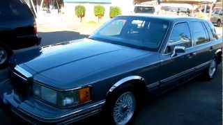 1991 Lincoln Town Car Luxury Sedan Loaded 2 Owner Youtube Special 1675 [upl. by Jaquith577]