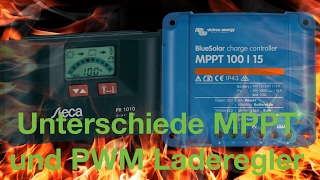 Unterschiede MPPT und PWM Laderegler [upl. by Lord]