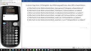 TI 30X PRO Multiview  Binomialverteilung  Mathago [upl. by Rramo]
