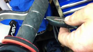 Proper way to safetywire motorcycle grips  Robert Haas [upl. by Nedap237]