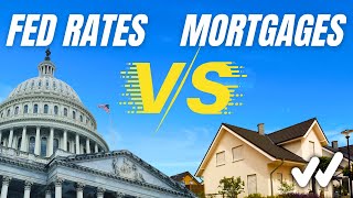 The Fed Funds Rate vs Mortgage Rates Do they Correlate [upl. by Bornstein]