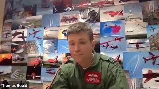 Virtual session with the new Red Arrows Team Leader Sqn Ldr Tom Bould [upl. by Gannie]