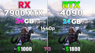 RX 7900 XTX vs RTX 4090  Test in 10 Games  1440p [upl. by Anzovin]