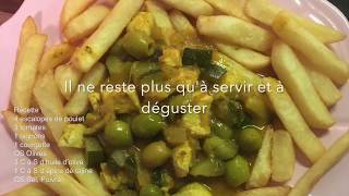 Poulet frites façon tajine [upl. by Egrog]