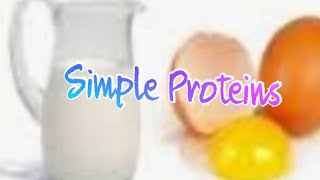 Simple ProteinsBiochemistry [upl. by Pillyhp194]