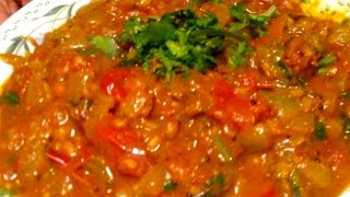 Spicy Tomato Onion Curry for rice chapati roti pulka and puri [upl. by Kcir270]