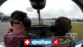 SÄNTIS Switzerland quotThe Rockquot  WingCam in 4K  WinterFlight [upl. by Stanislaw]