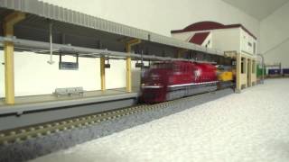 KATO N Scale UNITRACK Double Track Layout 2 [upl. by Baskett]