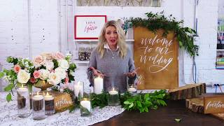 Create Your Own GreeneryFilled Wedding Decor with Lynzie Kent [upl. by Ihcur]