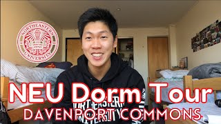 Northeastern University Dorm Room Tour Davenport Commons [upl. by Carmel524]