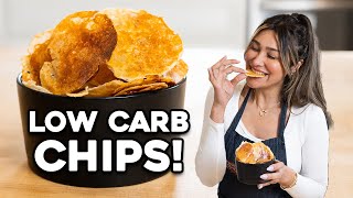 Crispy Chips With 1 Ingredient  Not Fried  Healthy Snack [upl. by Lindberg]